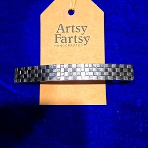 Lrg. Hair Barette - Off to the Races